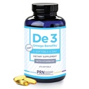 De3 Dry Eye Ultra Pure rTG Omega 3 – Supporto per gli occhi secchi - 2240mg EPA & DHA – Nuovo & Migliorato-Burpless-3 per il servizio di giorno, alimentazione di 3 mesi