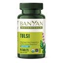 Banyan Botanicals Tulsi (Santo Basilio) – Uplifting Adaptogen – Organic Lung and Respiratory Health Supplement* – 90 Compresse – Non OGM Sostenibilmente Sorgente Vegan