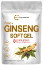 Micro Ingredienti Panax Ginseng rosso Supplemento 6,000mg Per Serving, 300 Softgels | Estratto di radice di Ginseng coreano ad alta potenza con Ginsenoside attivi | Supporti energia e salute immunitaria | Non OGM