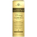 Solgar Liquid Vitamina D3 125 mcg (5,000 IU), 2 fl oz - Delizioso, Natural Orange Flavor - Aiuta a mantenere le ossa sane e denti - Supporto di sistema immunitario - Gluten Free, Dairy Free, Kosher - 59 Servings