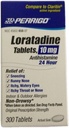 Perrigo Loratadine Tavole, Blu, 300 Conte