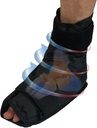 Avvolto di gel caldo/venduto del pavimento del piede e della caviglia - Efficacemente alleviare il piede e le caviglie & Pains utilizzando il gel di compressione Ankle Ice Pack Wrap - riscaldato o raffreddato, mira tutte le aree di caviglia & piede - grande