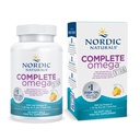 Nordic Naturals Complete Omega Xtra, Limone - 60 Gel Morbidi - 1360 mg Omega-3 + 76 mg GLA - Pelle sana - Cognizione - Non-GMO - 30 Serve