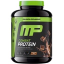 MusclePharm Combat Protein Powder, Chocolate Milk Flavor, Fuels Muscles for Productive Workouts, 5 Protein Sources Compreso Whey Protein Isolate & Egg Albumin, Gluten Free, 4.2 lb, 52 Servings