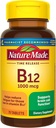 Vitamina B12 1000 mcg, Supplemento dietetico per il supporto del metabolismo energetico, 75 Tabelle di rilascio del tempo, alimentazione di 75 giorni