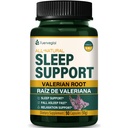 Estratto di radice di valeriana sonno capsule di sostegno, supplemento di fiore della passione per il sonno migliore, caduta Asleep veloce e relax. Pastillas de Valeriana y Pasiflora para Dormir Profundamente. 90 Conte
