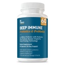 Dr. Tobias Probiotici e Prebiotici Immune Profondo, Doppio Azione Digestione & Supporto Immune con PreforPro Prebiotics & Delayed Release Spore Forming Probiotics for Women & Men, 60 Capsule, 30 Serve