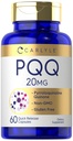 Carlyle PQQ Supplemento 20 mg | 60 capsule | Non OGM e Gluten Free