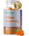 LaPura Prebiotic Chicory Root Fiber Gummy 5g, 60 Gummies - Supporta la salute digestiva, Prebiotic Plant-Based Fiber Blend - Arancione & Mixed Berry Flavor - Non OGM, Gluten-Free, Made in USA