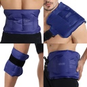 REVIX Ice Pack per lesioni Gel riutilizzabile per la schiena bassa, Cold Packs for Back Shoulder, Elbow, Hip, Leg, Wrap Around Entire Knee, Soft Cold Compress, 16 × 9" Navy