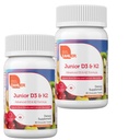 Zahler - Junior Vitamin D3 + K2 Chewable Tablets per bambini| Vitamina D per bambini 2000 IU | Delicious Vitamin D K2 Chews per sostenere le ossa sane e denti - Kosher, Meno zucchero che Gummies (2 Pack)