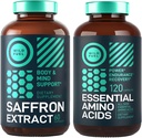 Integratore di aminoacidi essenziale e Pure Saffron Estratto di energia e Bundle di umore
