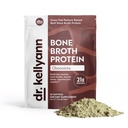 Dr. Kellyann Keto Bone Broth Protein Powder Chocolate - Protein 21g, 2g Carbs Net - Grass Fed Hydrolyzed Collagen - Zucchero, Gluten e Dairy Free, Paleo, Keto Protein Shakes (30 Servings)