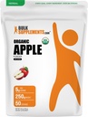 BulkSupplements.com Polvere di mela - polvere di frutta di mela, supplemento di fibra per il supporto digestivo - naturale e senza glutine, 5g per porzione, 250g (8.8 oz) (pacchetto di 1)