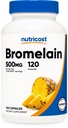 Nutricost Bromelain 500mg, 120 Capsule Vegetariani - Bromelain (1200 GDU), Non OGM, Gluten Free