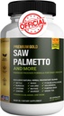 Sega Palmetto per gli uomini supplemento di prostata | Supplemento di supporto alla prostata per la salute degli uomini | Potente Saw Palmetto per DHT, Urinario e Salute della prostata (60, uomini)